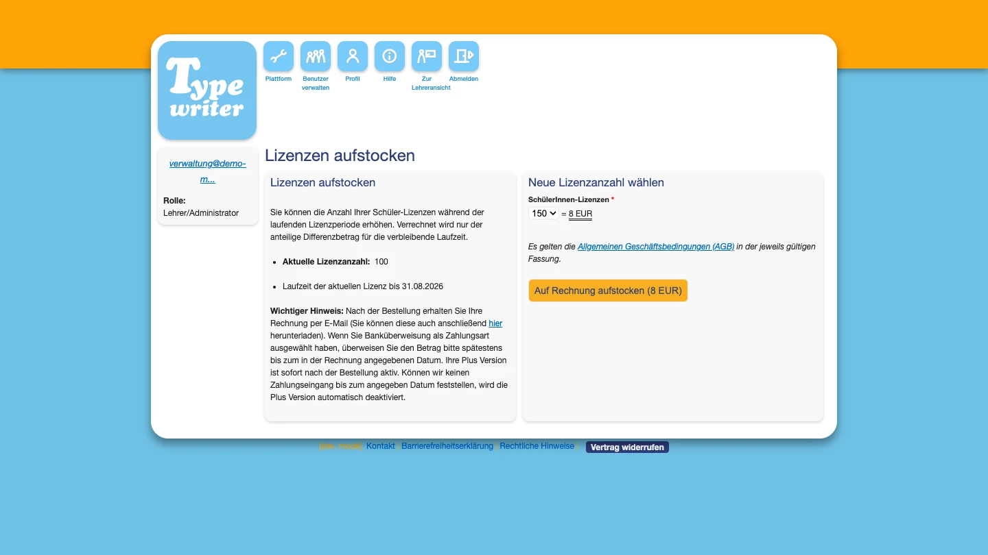 Ampliamento Plus con livello di posti immediatamente superiore selezionabile e prezzo proporzionale