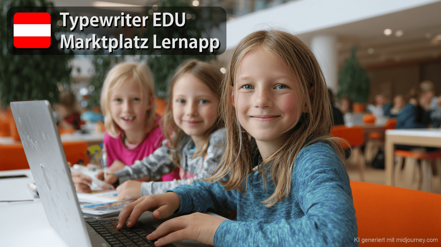 Typewriter EDU Lernapp für Schüler Kinder die erfolgreich und mit Freude Tastaturschreiben